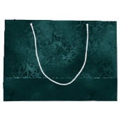 Midnight Blauwgroen Romance | Dark Satiny Grunge D Groot Cadeauzakje (Achterkant)