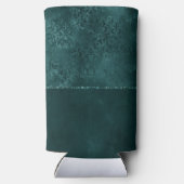 Midnight Blauwgroen Romance | Dark Satiny Grunge D Seltzer Blikjeskoeler (Achterkant)