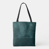 Midnight Blauwgroen Romance | Dark Satiny Grunge D Tote Bag (Achterkant)