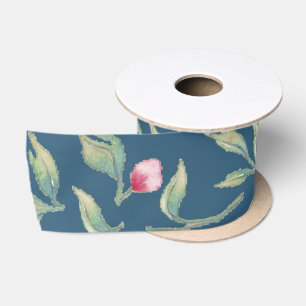 Midnight Blauwgroen Weddenschap Satin Ribbon Satijnen Lint