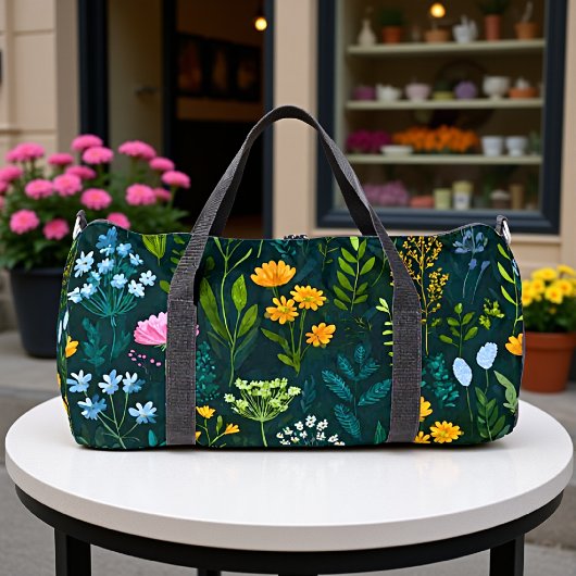 Midnight Bloom Bloemen & Loof Plunjezak