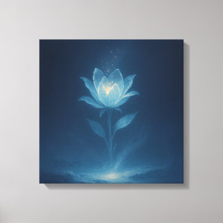 Midnight Bloom Canvas Afdruk