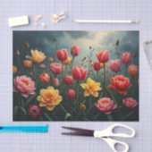 Midnight Bloom Decoupage Papier | Donkere tuin (Craft)