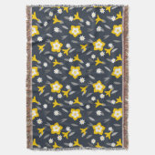 Midnight Bloom Deken (Voorkant Verticaal)