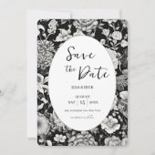 Midnight Bloom: Een donkere bloem Save The Date (Voorkant)