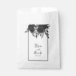 Midnight Bloom: een donkere bloemenbruiloft Bedankzakje