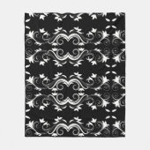 Midnight Bloom Fleece Blanket (Voorkant)