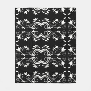 Midnight Bloom Fleece Deken