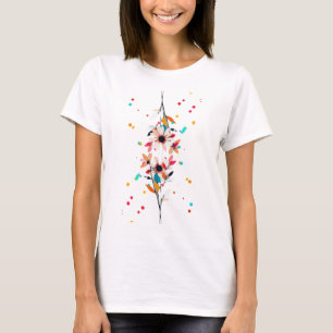 Midnight Bloom Fluisteringen van Kleur Bloemige Ec T-shirt