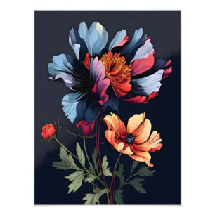 Midnight Bloom Foto Afdruk