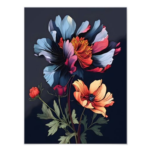 Midnight Bloom Foto Afdruk (Voorkant)