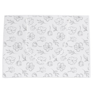 Midnight Bloom Line Art Groot Cadeauzakje