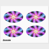 Midnight Bloom Ovale Sticker (Vel)