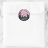 Midnight Bloom -  Ronde Sticker (Tas)