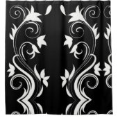 Midnight Bloom Shower Curtain Douchegordijn (Voorkant)