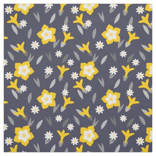 Midnight Bloom Stof (Swatch)