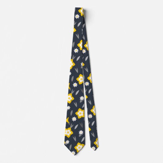 Midnight Bloom Stropdas (Voorkant)