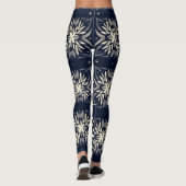 Midnight Bloom Symmetrie Leggings (Achterkant)