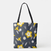 Midnight Bloom Tote Bag (Achterkant)