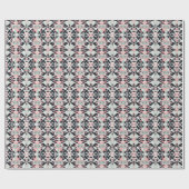 Midnight Bloom Valentijnsdag inpakpapier (Vlak)