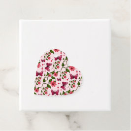 Midnight Bloom Vlinder Bloem Bedankjes Labels