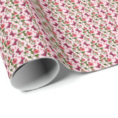Midnight Bloom Vlinder Bloemstuk Cadeaupapier (Rol Hoek)