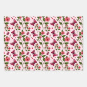 Midnight Bloom Vlinder Bloemstuk Inpakpapier Vel (Voorkant 3)