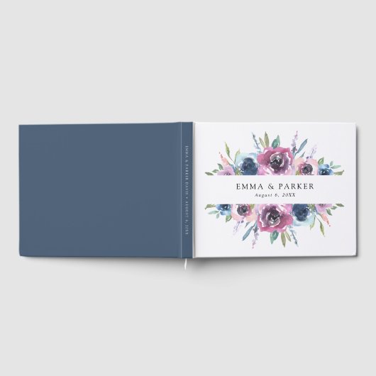 Midnight Blooms | Bruiloft Gastenboek (Volledig)