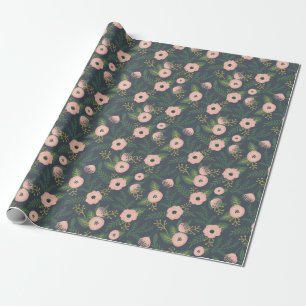 Midnight Blooms Cadeaupapier