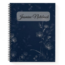 Midnight Blooms – Elegante Line Art Bloemen