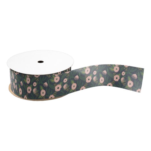 Midnight Blooms Grosgrain Lint (Spoel)
