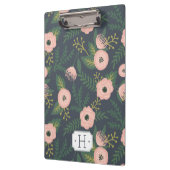 Midnight Blooms Monogram Klembord (Links)