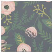 Midnight Blooms Stof (Close Up)