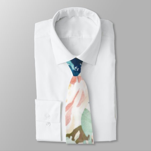 Midnight Blooms Wedding Attire Stropdas (Gebonden)