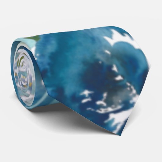 Midnight Blooms Wedding Attire Stropdas (Opgerold)