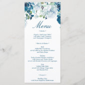 Midnight Blooms Wedding Menu (Voorkant)