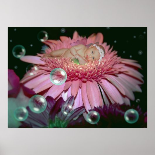 Midnight Blossom - Afdrukken Poster (Voorkant)