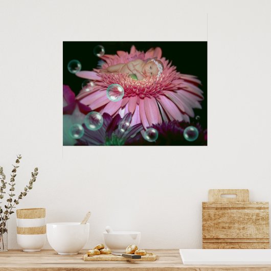 Midnight Blossom - Afdrukken Poster (Keuken)