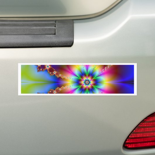 Midnight Blossom Bumperstickers (Op auto)