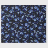 Midnight Blossom Dream Cadeaupapier (Vlak)