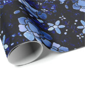 Midnight Blossom Dream Cadeaupapier (Rol Hoek)