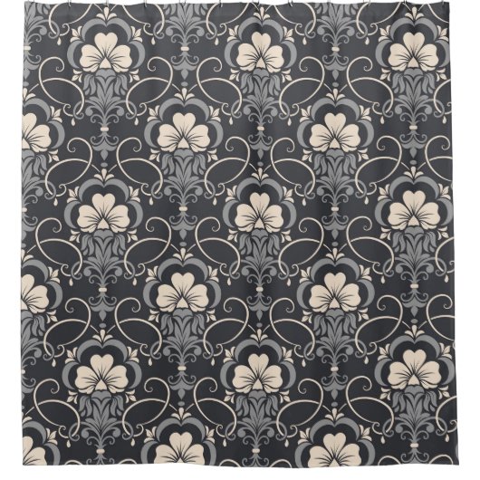 Midnight Blossom Harmony Douchegordijn (Voorkant)