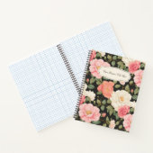 Midnight Blossom Journal Rozen in Blush Notitieboek (Binnen)