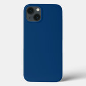 Midnight Blue Aangepaste iPhone Case (Achterkant)