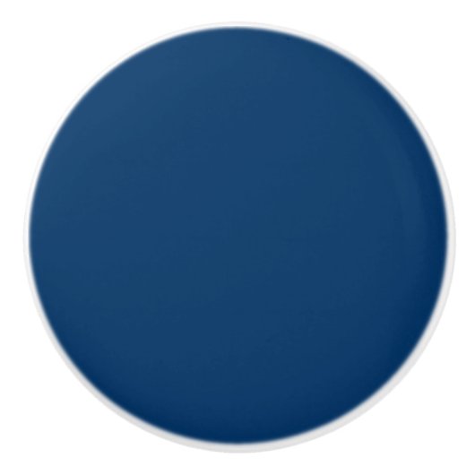 Midnight Blue Aangepaste Keramische Lade Knop (Voorkant)