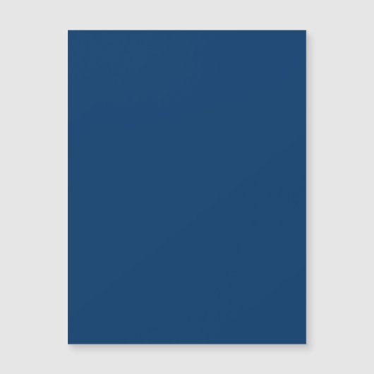 Midnight Blue Aangepaste Magnetische Kaart – Strak Uitnodiging (Voorkant)