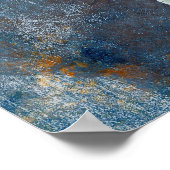 Midnight Blue Anemone, Poster (Hoek)