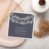 Midnight Blue, Blush Pink and Sage Vrijgezellenfee Servetten
