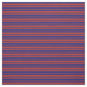 Midnight Blue & Brown Colored Stripes Pattern Stof (Swatch)