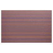 Midnight Blue & Chocolate Stripes Pattern Stof (Fat Quarter)